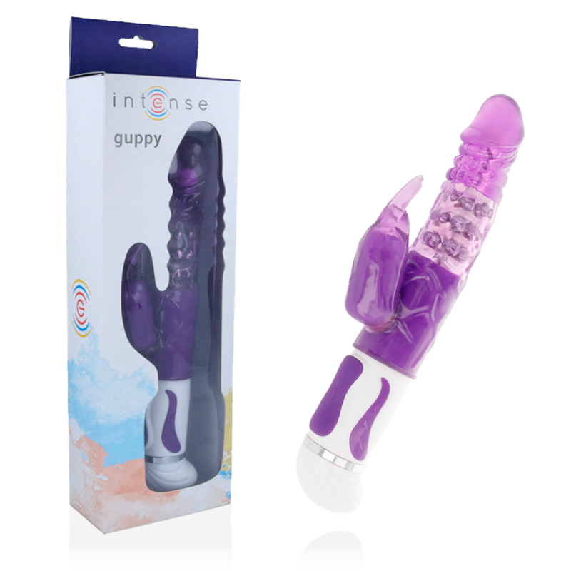 Intense Guppy Lilac Rotator - Estimulador de Diseño Ergonómico