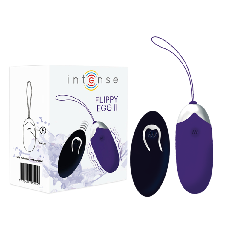 Intense Flippy II - Vibrador con Control Remoto Morado