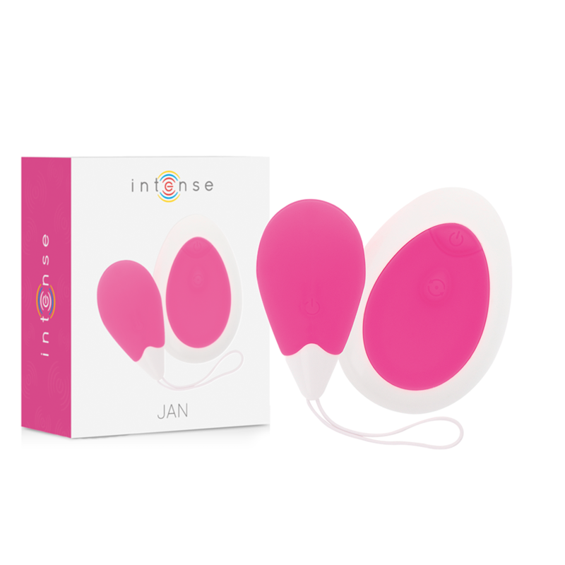 Intense Jan Egg Vibrator con Control Remoto Rosa