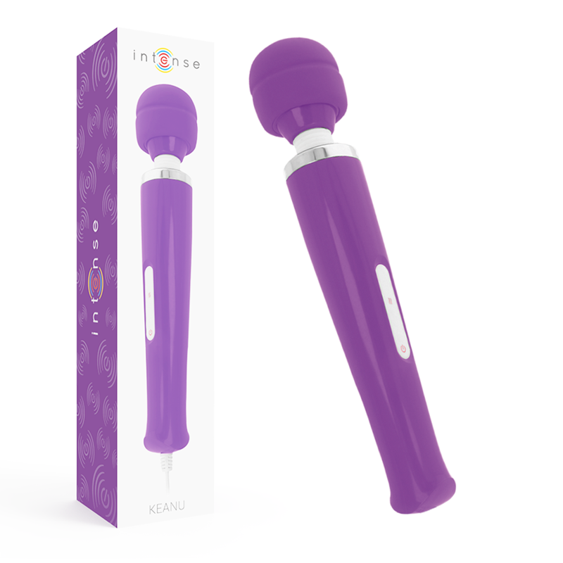 INTENSE Keanu Wand Lilac - Masajeador de Cuerpo con 8 Modos de Vibración