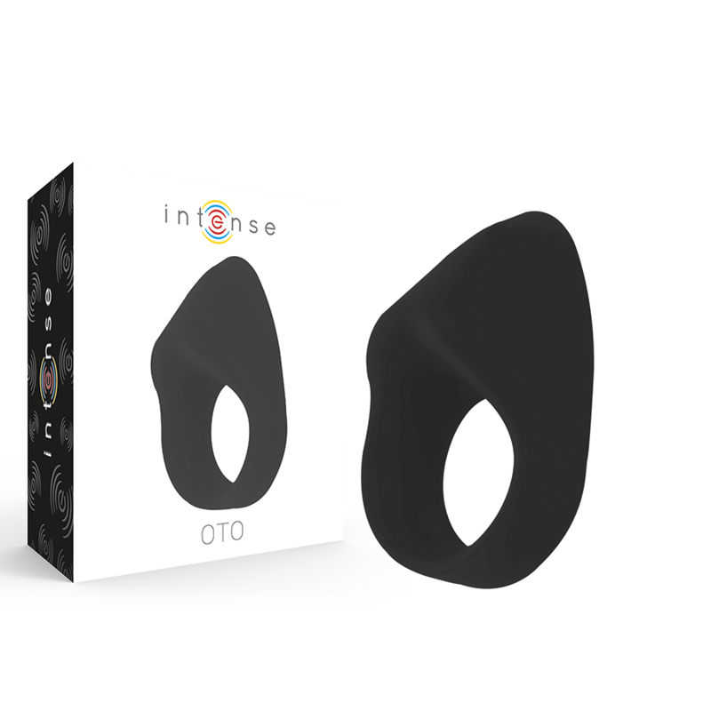 Intense OTO Black Rechargeable Vibrator Ring