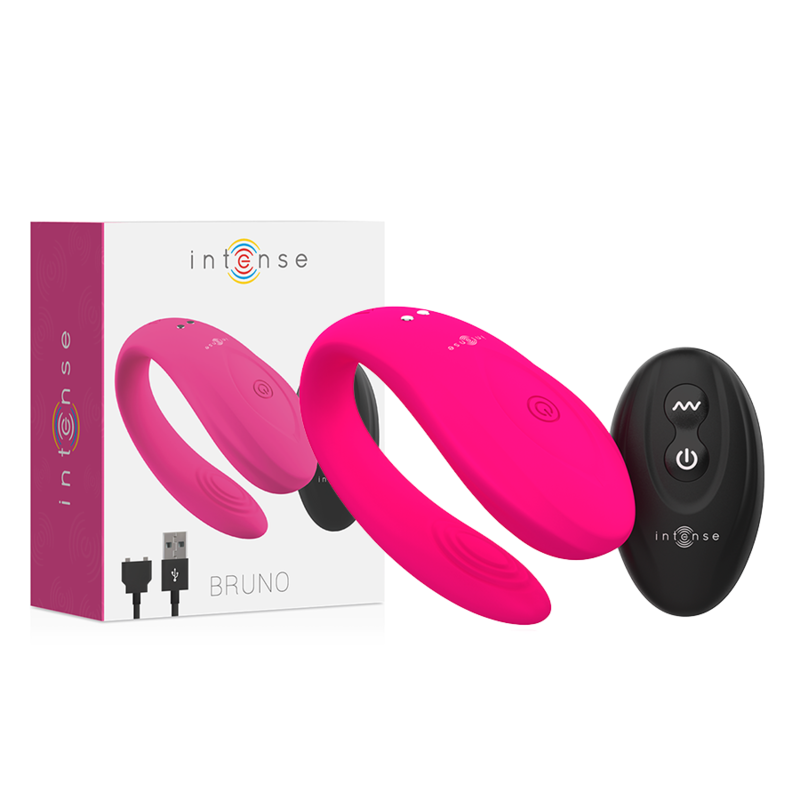 INTENSE Bruno Partner Double Pleasure - Vibrador para Parejas con Mando a Distancia