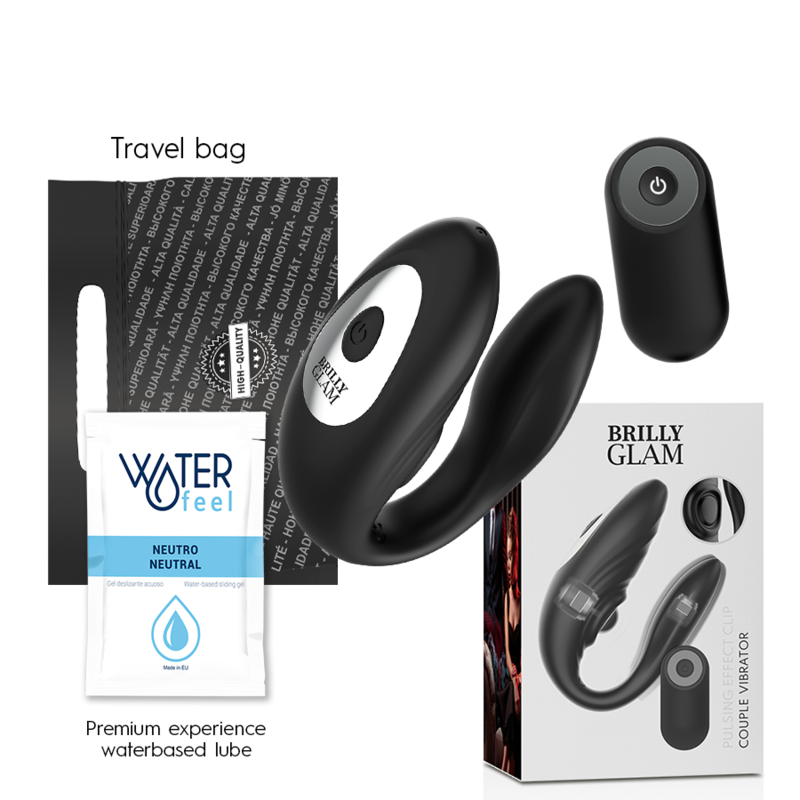 Brilly Glam - Vibrador de Pareja con Control Remoto