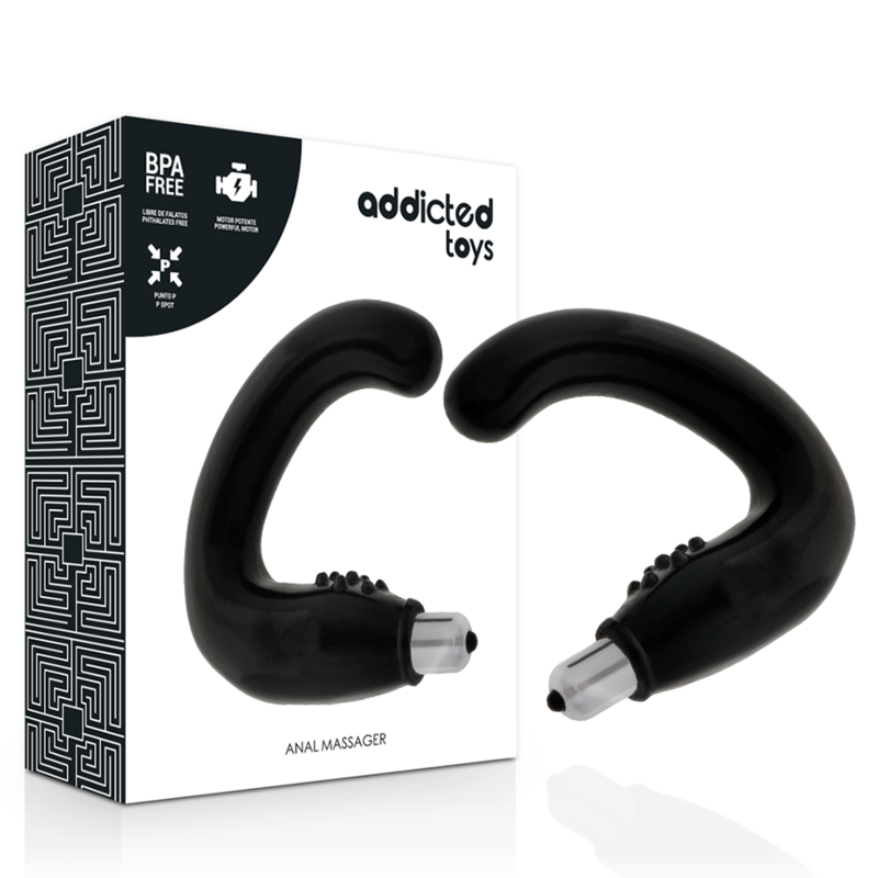 Addicted Toys Anal Massager Black - Estimulador Anal