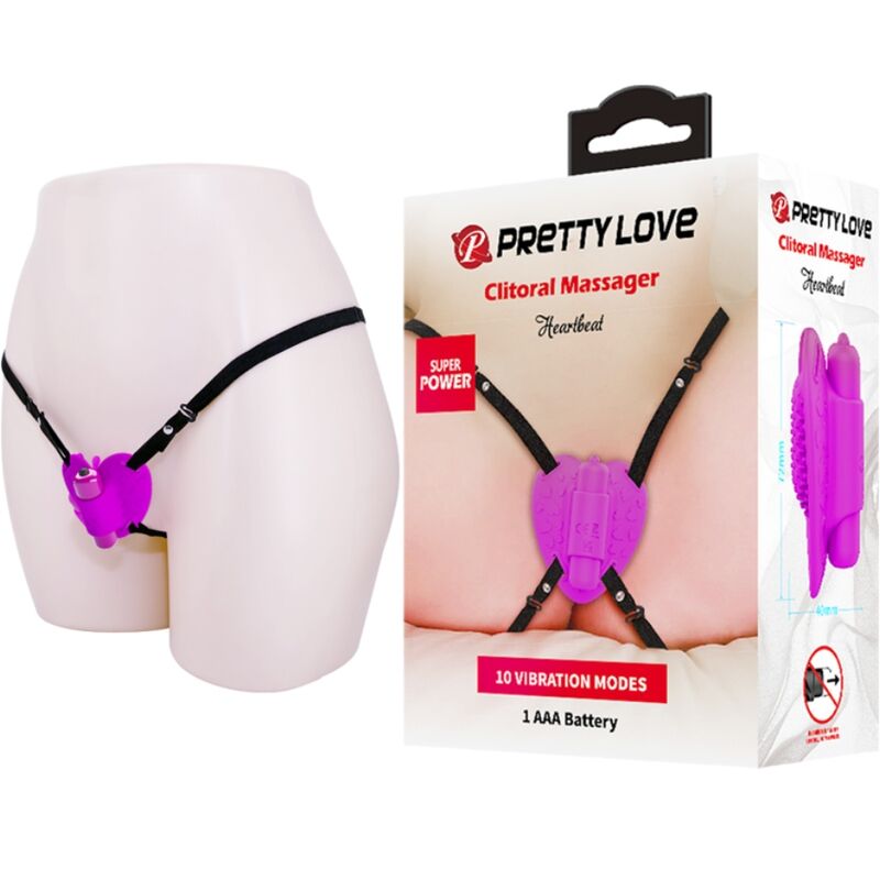 Pretty Love Heartbeat Clitoris Massager - 10 Modos de Vibración
