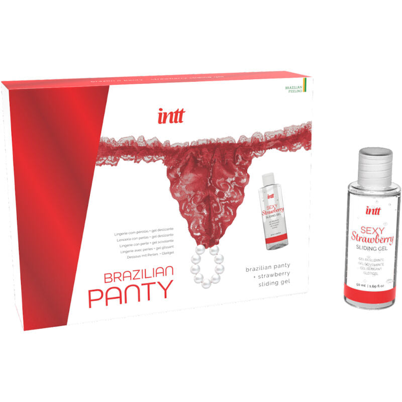 INTT Releases Braguita Brasileña Roja con Perlas y Gel Lubricante 50 ml
