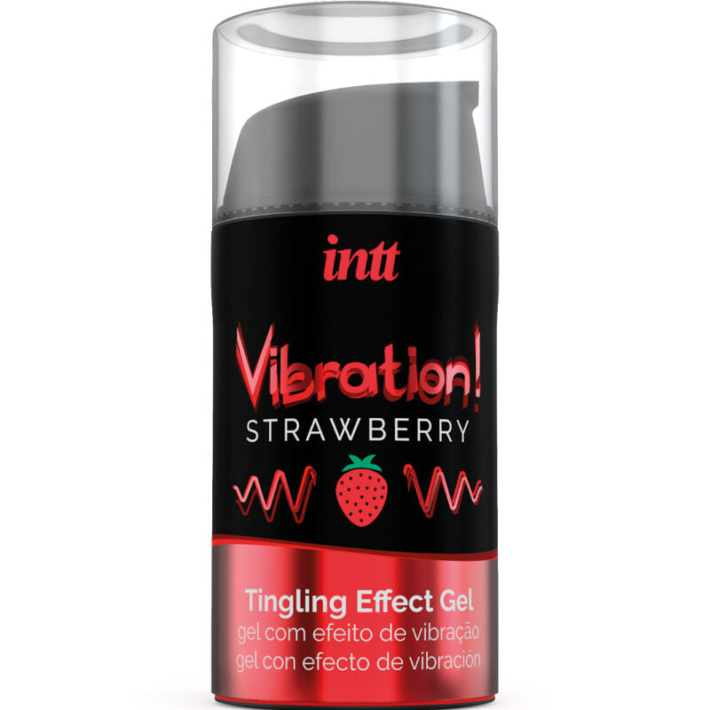 INTT Gel Estimulante Íntimo Líquido Vibrador Fresa 15 ml
