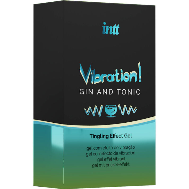 INTT Gel Estimulante Íntimo Líquido Vibrador Gin & Tonic 15ml