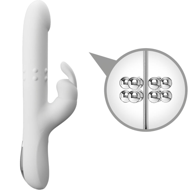Pretty Love Reese Vibrador con Rotación Plateada