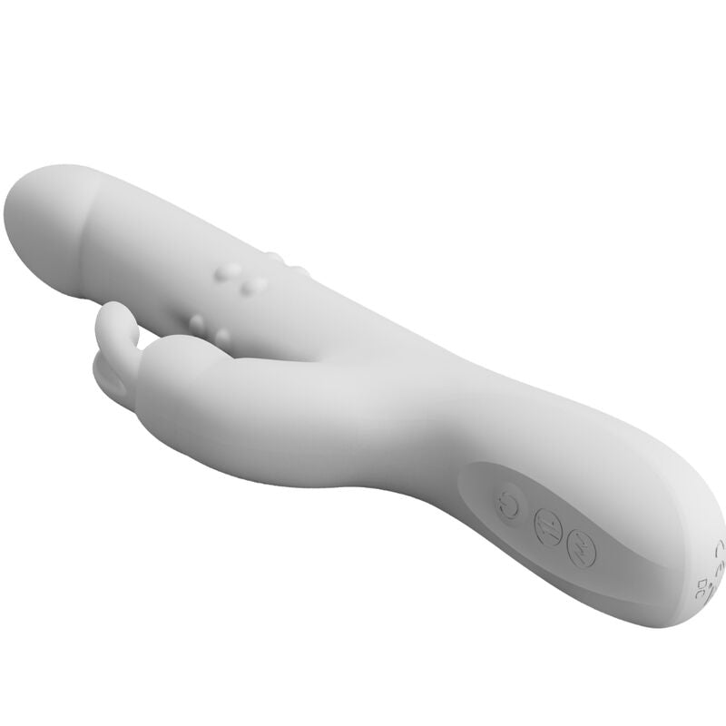 Pretty Love Reese Vibrador con Rotación Plateada