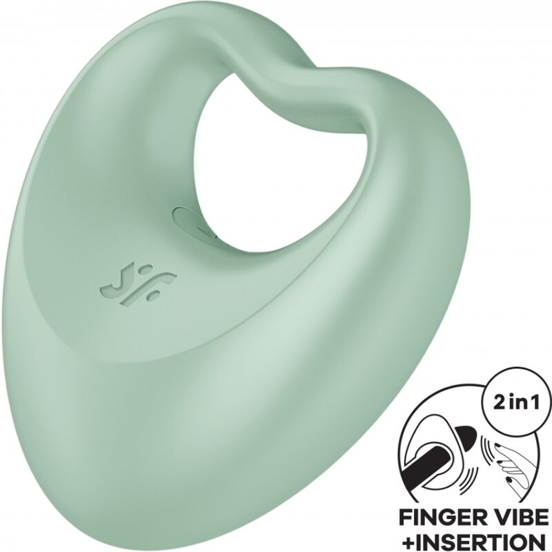 Satisfyer Perfect Pair 3 Green - Anillo Vibrador 2 en 1 con 12 Programas