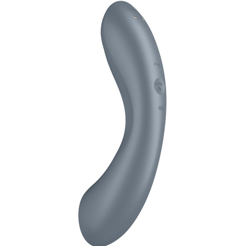 Satisfyer Curve Trinity 1 Air Pulse Vibration Grey - Estimulador de Clítoris
