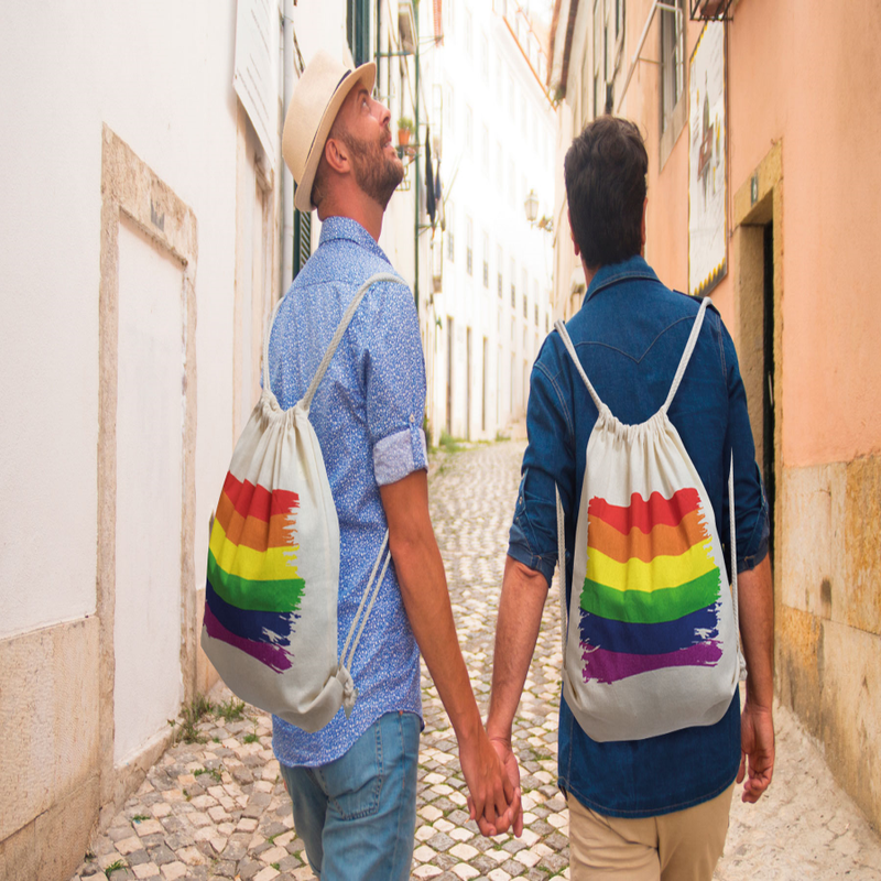 Pride Cotton LGBT Flag Backpack