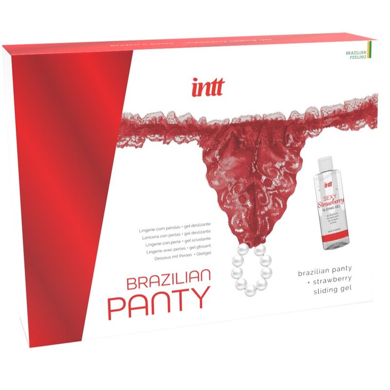 INTT Releases Braguita Brasileña Roja con Perlas y Gel Lubricante 50 ml