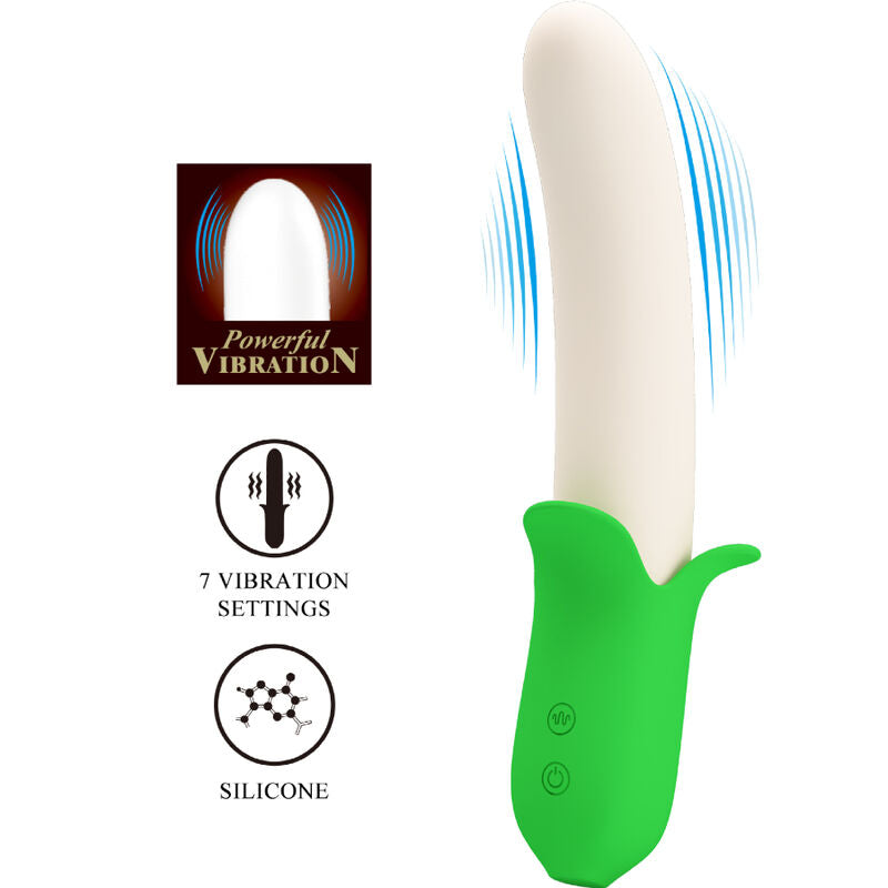 Pretty Love Banana Knight Super Power 7 - Vibrador de Silicona
