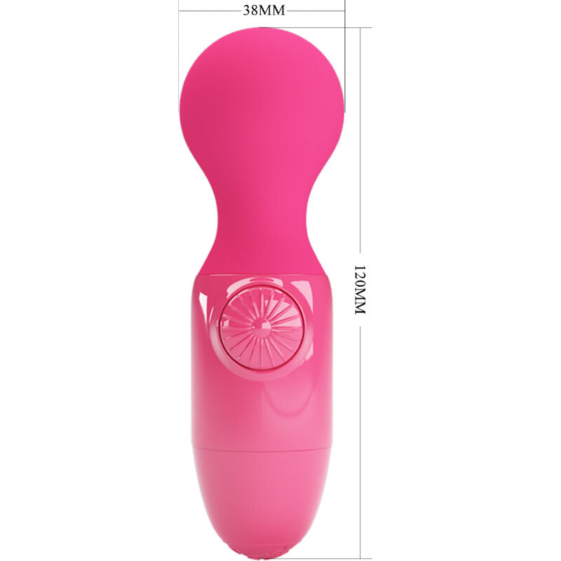 Pretty Love Magenta Mini Personal Massager - Masajeador Compacto de Alta Potencia