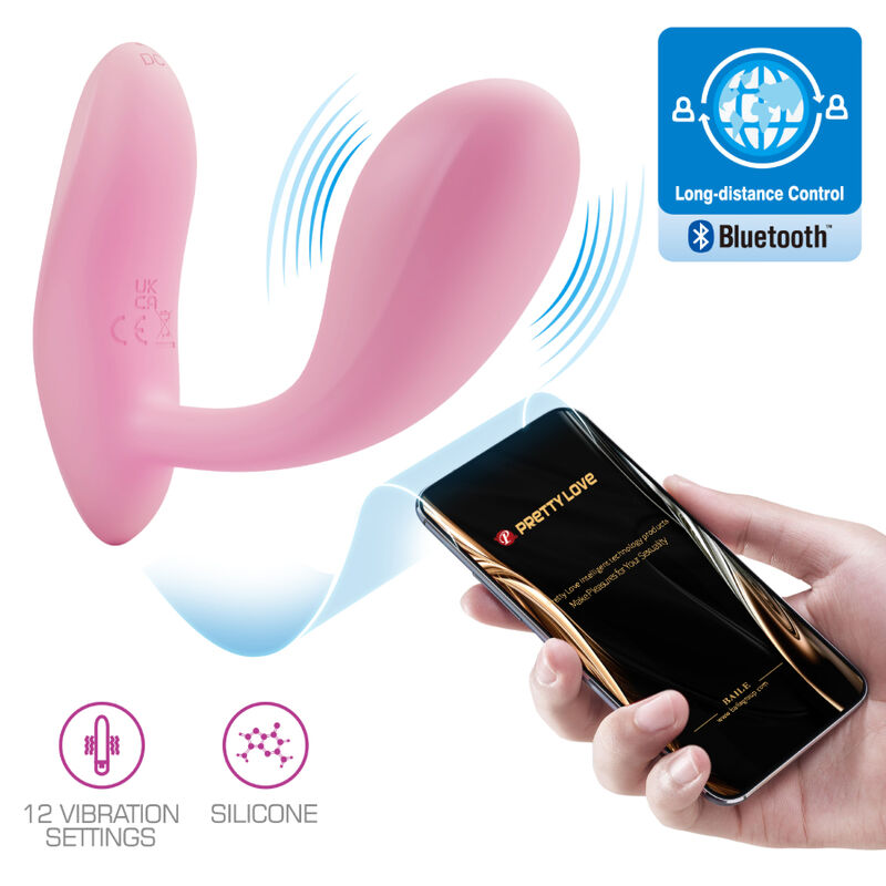 Pretty Love Baird G-Spot Vibrador Recargable con App - 12 Modos