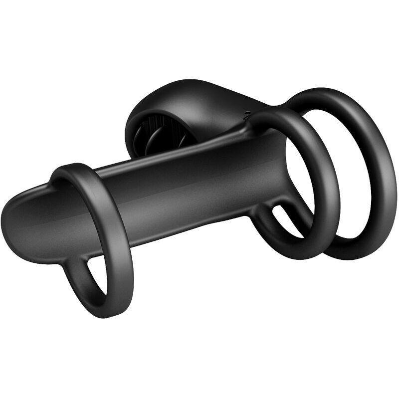 Pretty Love Jammy Penis Sheath - 12 Vibraciones con Lengua de Silicona Recargable