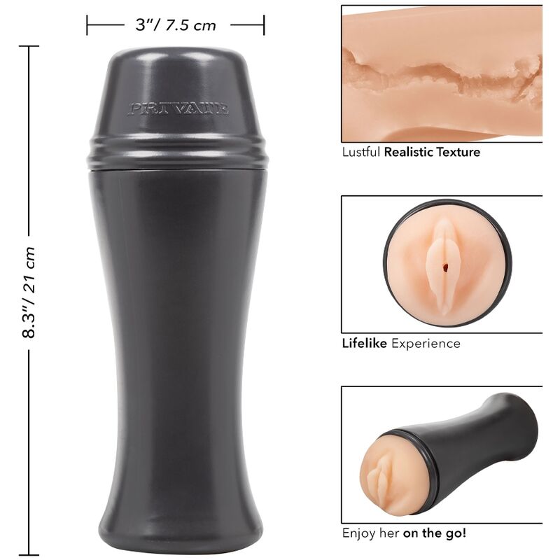 Masturbador Femme Fatale To Go - Silicona Hypoalergénica con Nervaduras