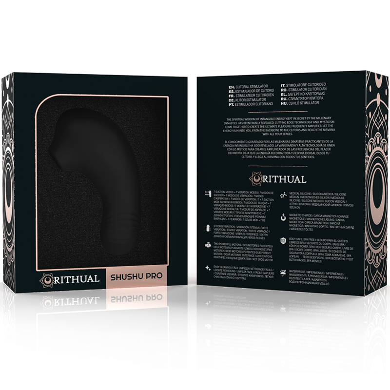 RITHUAL SHUSHU PRO - Estimulador de Clítoris con 2 Motores y 14 Modos