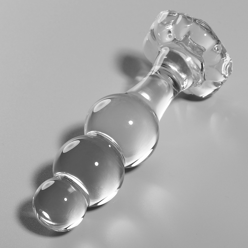 Nebula Series by Ibiza - Plug Anal Cristal Borosilicato Rosa 10.7 cm