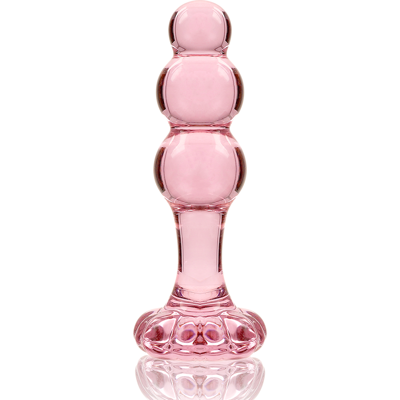 Plug Anal Borosilicato Rosa NEBULA Series - 10.7 cm