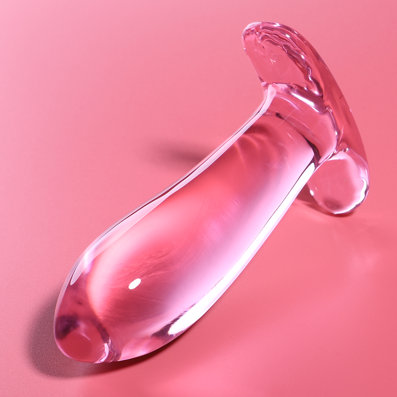 Nebula Series by Ibiza Modelo 5 - Plug Anal Cristal Borosilicato Rosa 12.5 cm