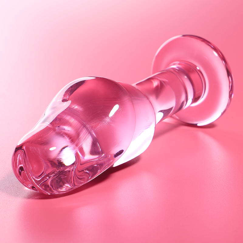 Nebula Series by Ibiza Modelo 6 - Plug Anal Cristal Borosilicato Rosa 12.5 cm