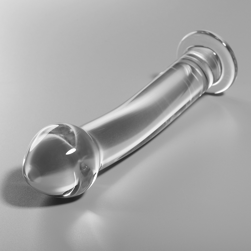 Nebula Series by Ibiza - Dildo de Cristal Borosilicato Transparente 16 cm