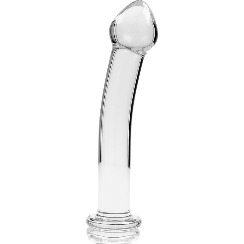 Nebula Series by Ibiza - Dildo de Cristal Borosilicato Transparente 16 cm