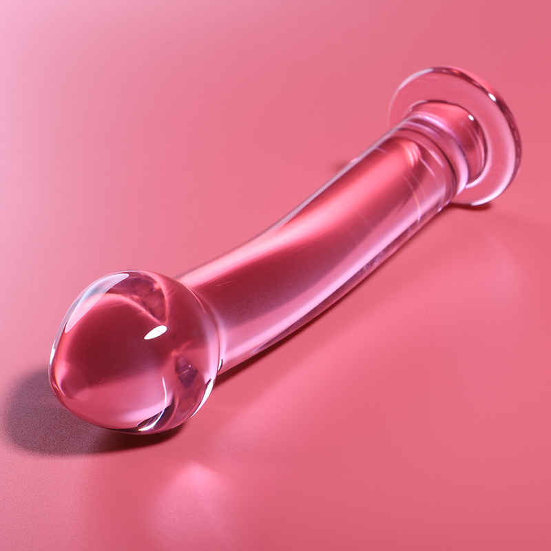 Nebula Series by Ibiza - Dildo Borosilicate Glass Rosa 16 cm