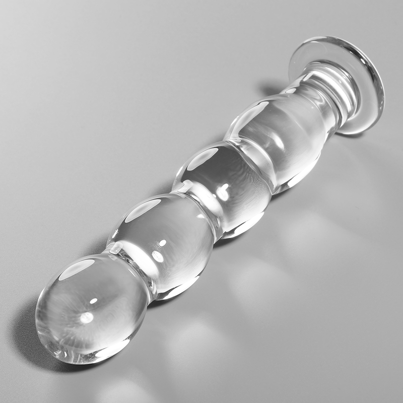 Nebula Series by Ibiza - Dildo de Cristal Borosilicato Transparente 16.5 cm