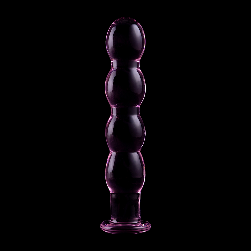 Nebula Series by Ibiza Model 10 - Dildo de Cristal Borosilicato Rosa 16.5 cm