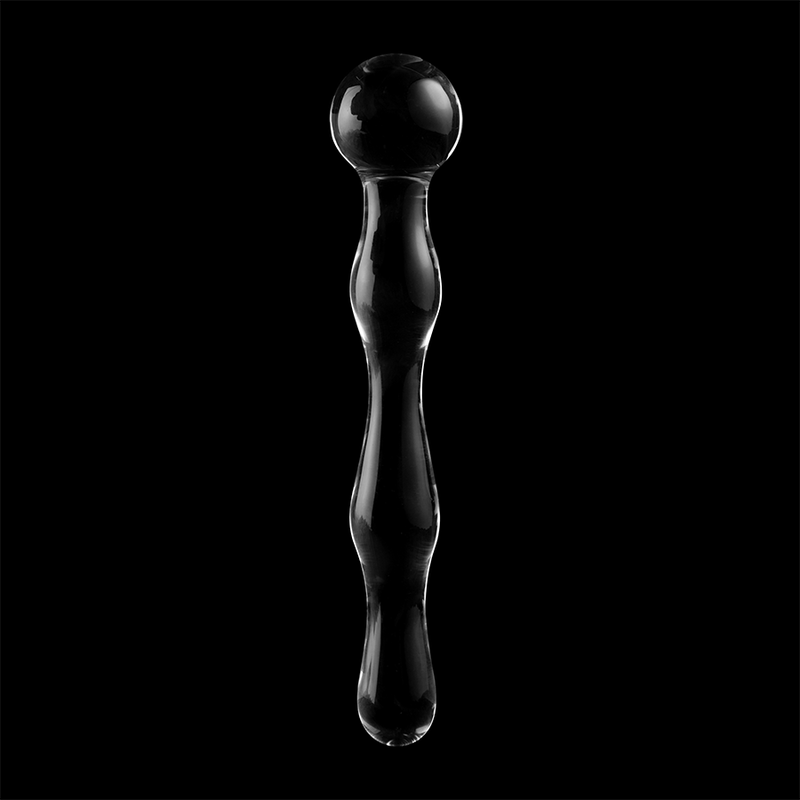 Nebula Series by Ibiza Model 13 - Dildo de Cristal Borosilicato Transparente 18 cm