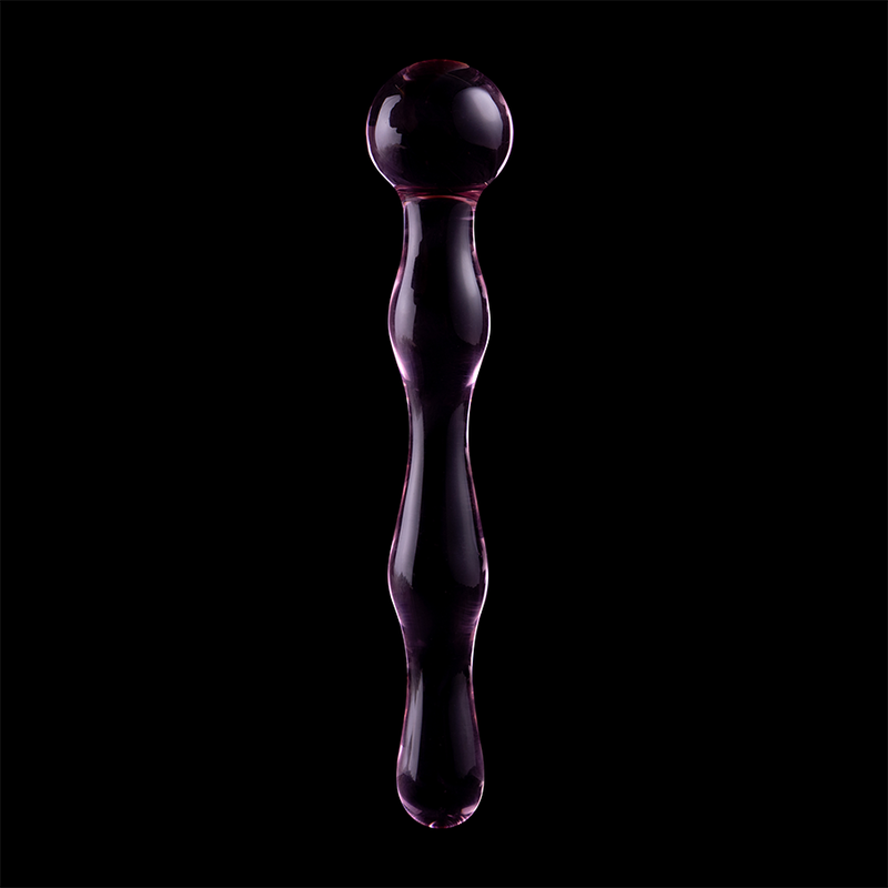Nebula Series by Ibiza - Dildo de Cristal Borosilicato Rosa 18 cm