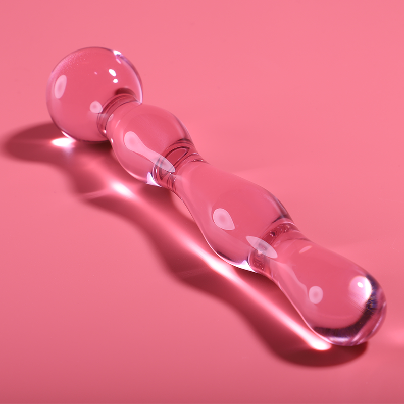 Nebula Series by Ibiza - Dildo de Cristal Borosilicato Rosa 18 cm