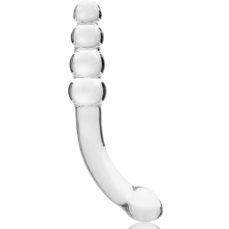 Nebula Series by Ibiza - Dildo de Cristal Borosilicato Transparente 18.5 cm