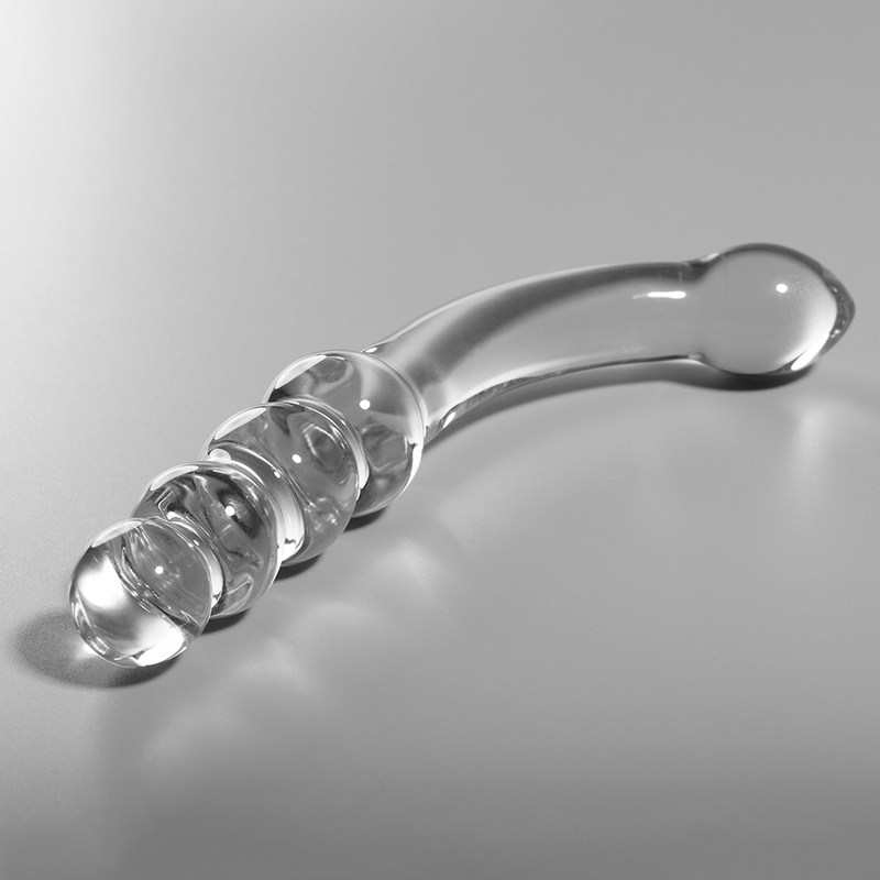 Nebula Series by Ibiza - Dildo de Cristal Borosilicato Transparente 18.5 cm