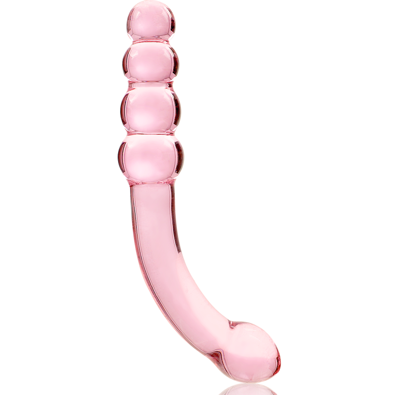 Nebula Series by Ibiza Model 14 - Dildo de Cristal Borosilicato Rosa 18.5 cm