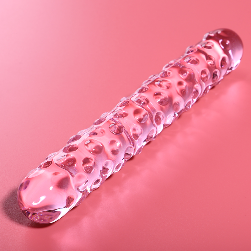 Nebula Series by Ibiza Model 15 - Dildo de Cristal Borosilicato Rosa 18.5 cm