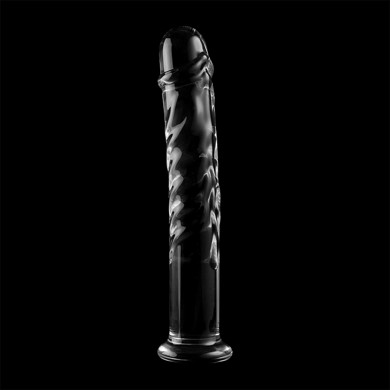 Nebula Series by Ibiza - Dildo de Cristal Borosilicato Transparente 18.5 cm