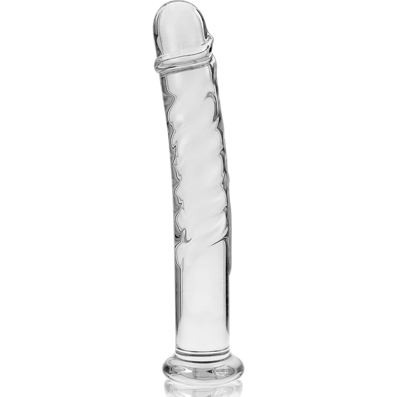 Nebula Series by Ibiza - Dildo de Cristal Borosilicato Transparente 18.5 cm