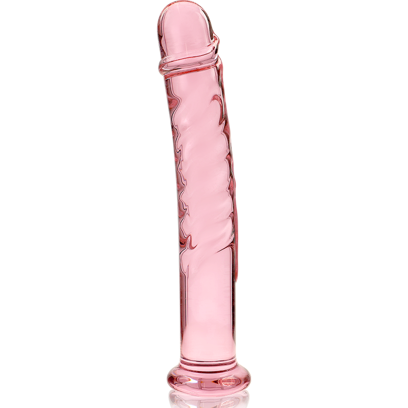 Nebula Series by Ibiza Model 16 - Dildo de Cristal Borosilicato Rosa 18.5 cm