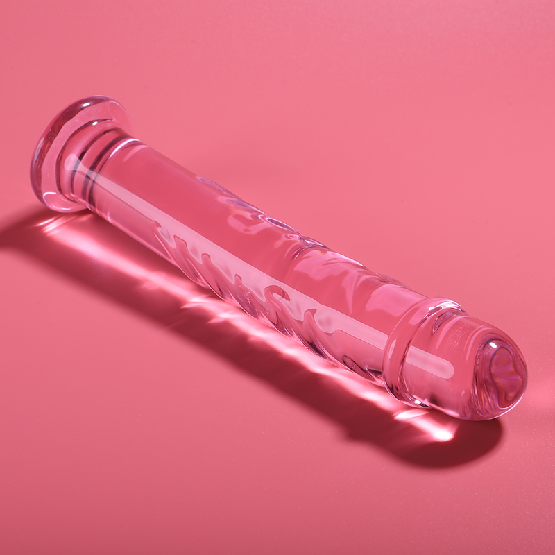 Nebula Series by Ibiza Model 16 - Dildo de Cristal Borosilicato Rosa 18.5 cm