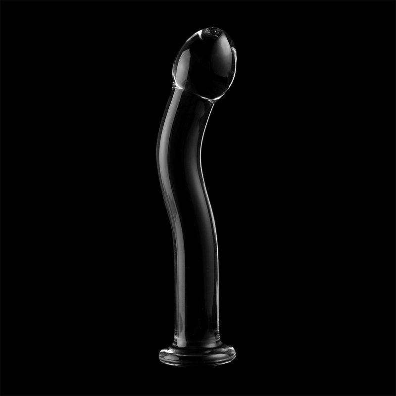 Nebula Series by Ibiza - Dildo de Cristal Borosilicato Transparente 18.5 cm