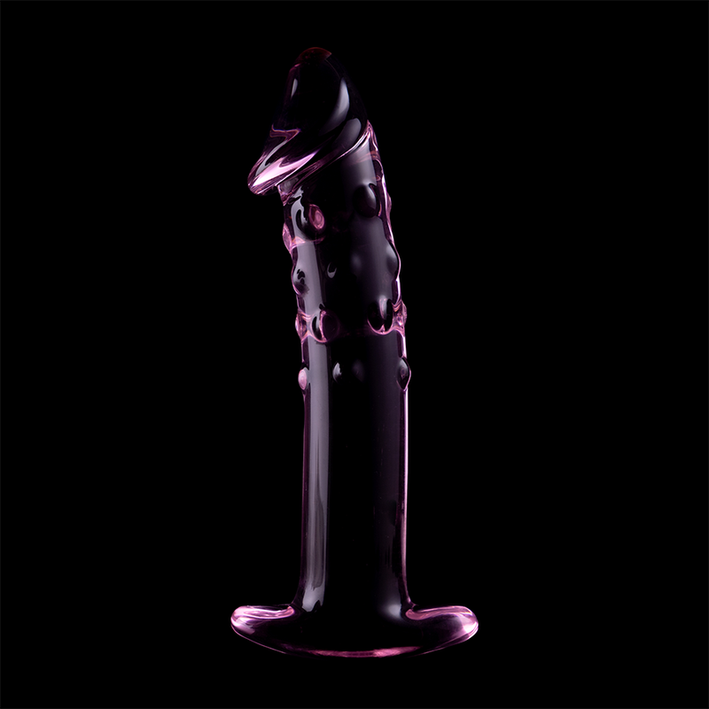Nebula Series by Ibiza Model 19 - Dildo de Cristal Borosilicato Rosa 18.5 cm