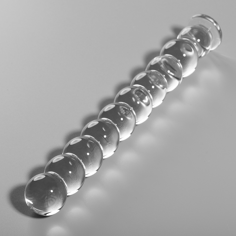 Nebula Series by Ibiza Model 22 - Dildo de Cristal Borosilicato Transparente 21,5 cm