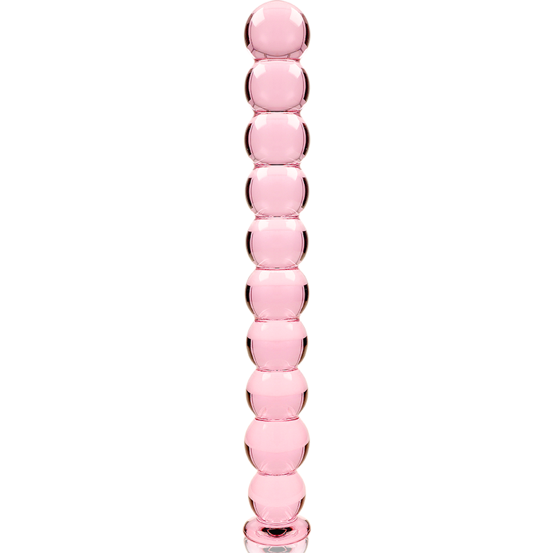Nebula Series by Ibiza Model 22 - Dildo de Cristal Borosilicato Rosa 21.5 cm