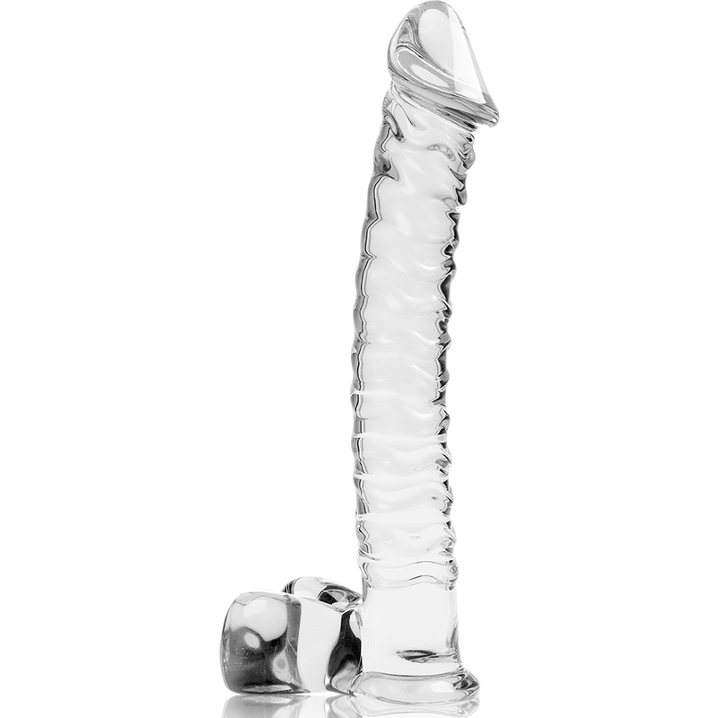 Nebula Series by Ibiza - Dildo de Cristal Borosilicato Transparente 21.5 cm