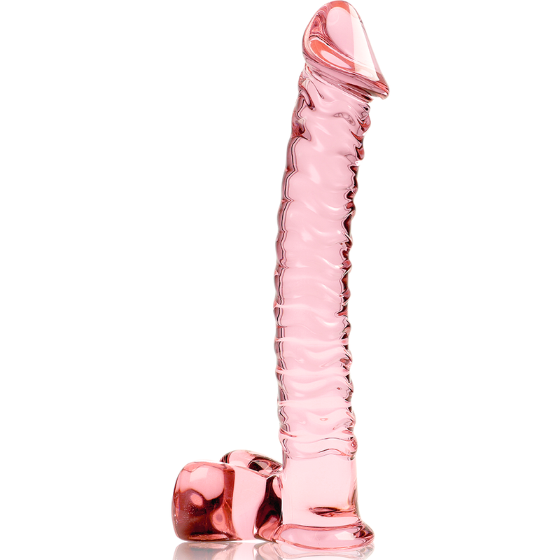 Nebula Series by Ibiza Model 23 - Dildo Borosilicate Glass Rosa 21.5 cm